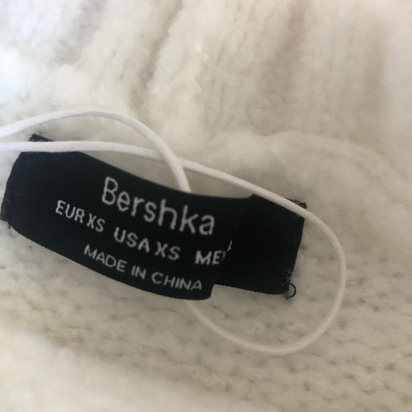 Bershka Pom Cream Knitted Sweater - Picture 10 of 10